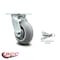 Service Caster 5 Inch Thermoplastic Rubber Swivel Caster with Roller Bearing and Swivel Lock SCC-30CS520-TPRRD-BSL - alternate 5